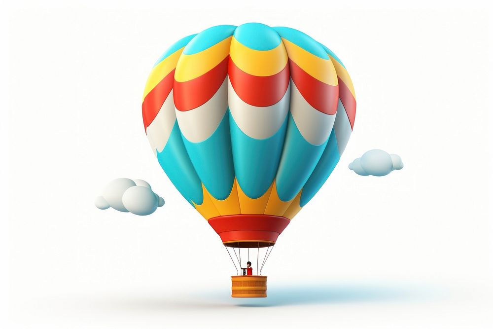 Balloon aircraft vehicle transportation. AI generated Image by rawpixel.