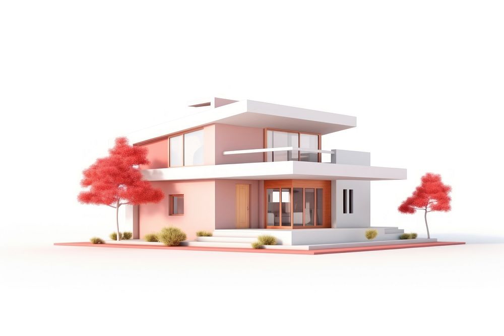 House architecture building plant. AI generated Image by rawpixel.