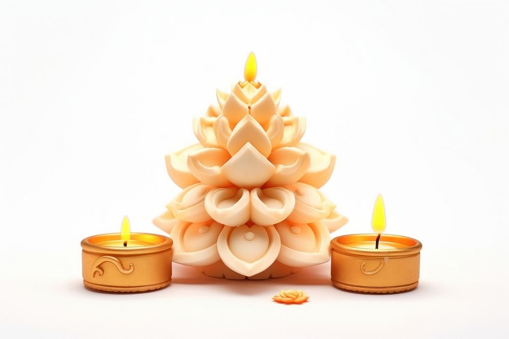 Candle diwali fire food. AI generated Image by rawpixel.