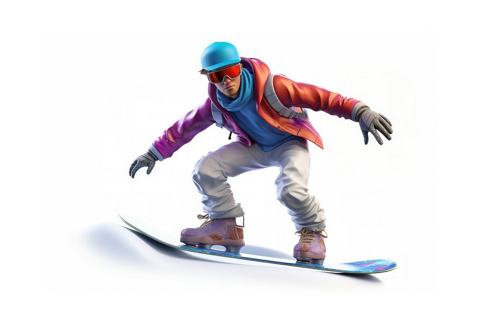 Snow snowboarding recreation footwear. AI generated Image by rawpixel.