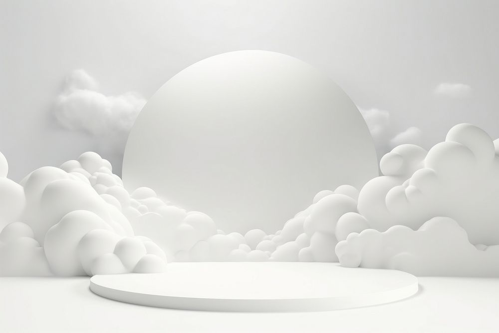 White cloud tranquility cloudscape