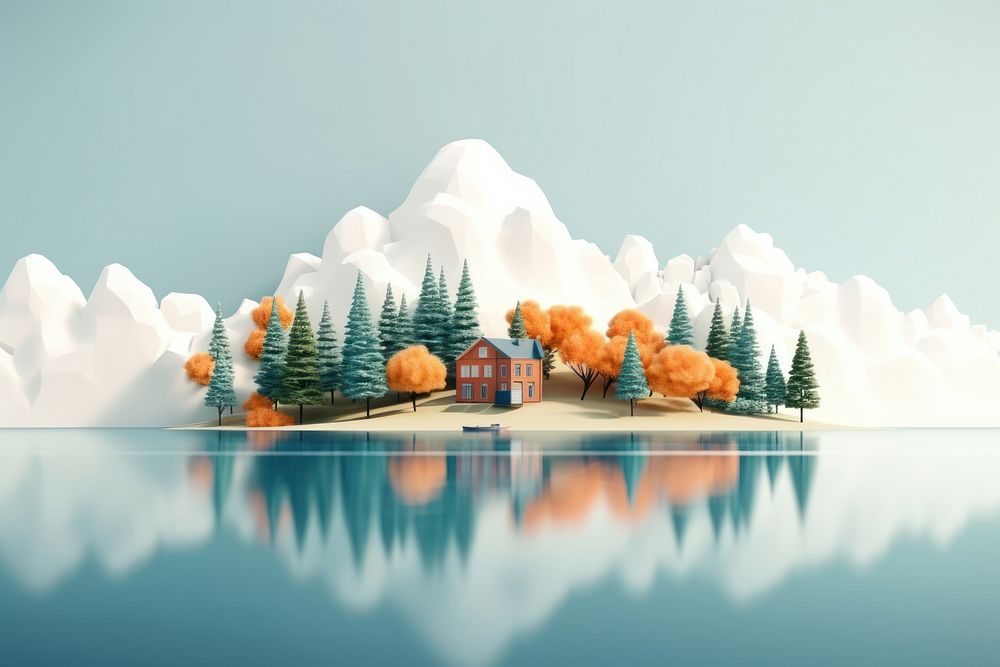 Landscape outdoors morning nature. AI generated Image by rawpixel.