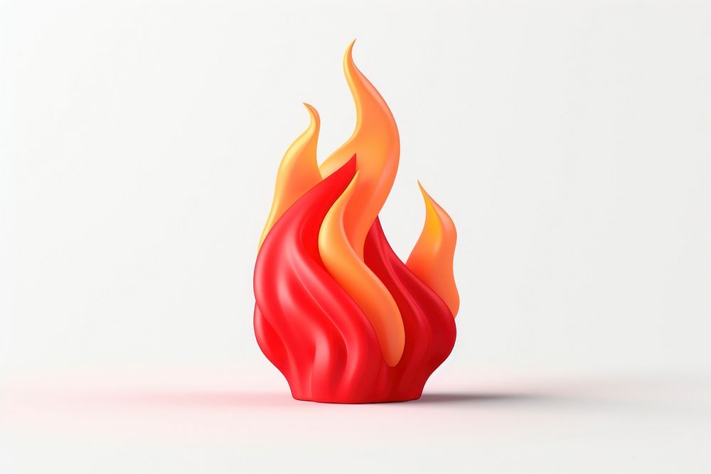 Fire font red art. AI generated Image by rawpixel.