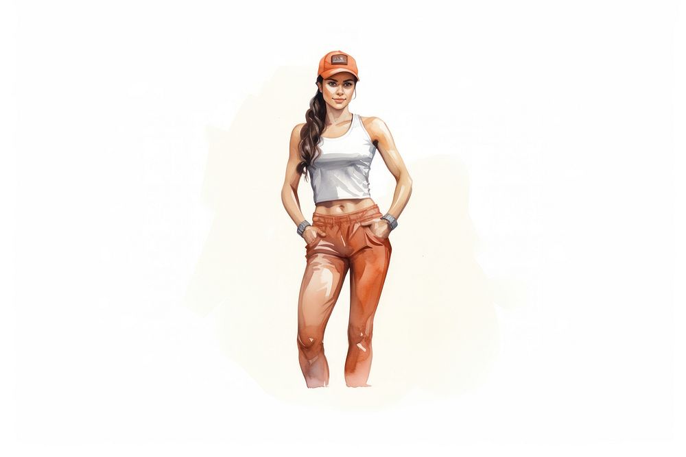 Adult human woman tan. AI generated Image by rawpixel.