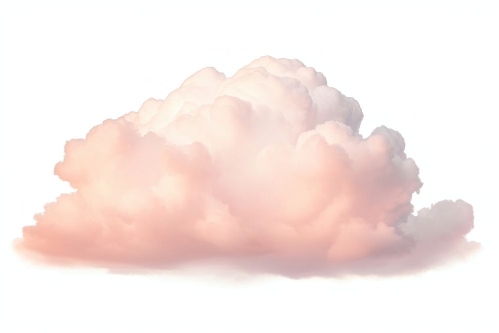 Cloud nature sky white background. AI generated Image by rawpixel.