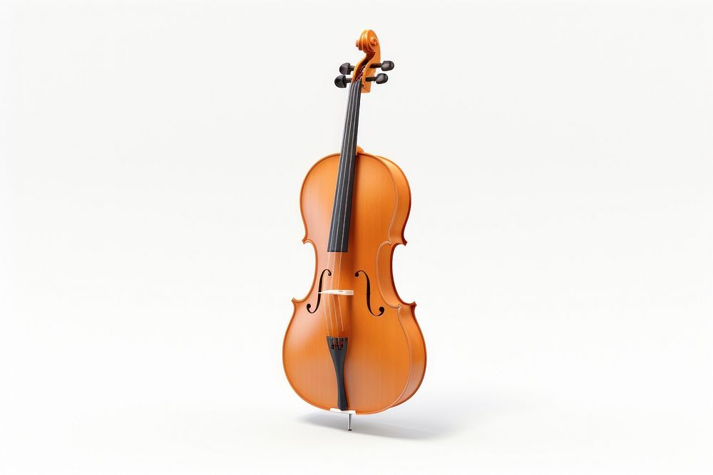 Cello violin white background performance. AI generated Image by rawpixel.