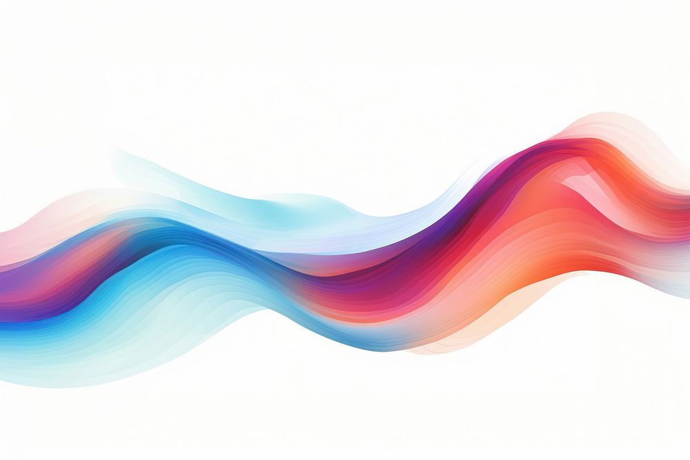 Abstract wave backgrounds white background creativity. AI generated Image by rawpixel.