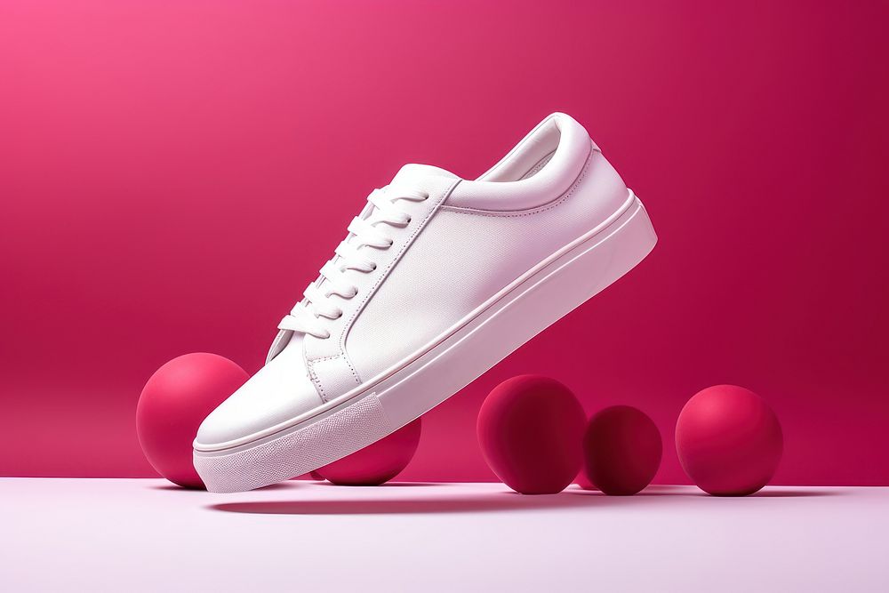 Footwear fashion sneaker white. AI generated Image by rawpixel.