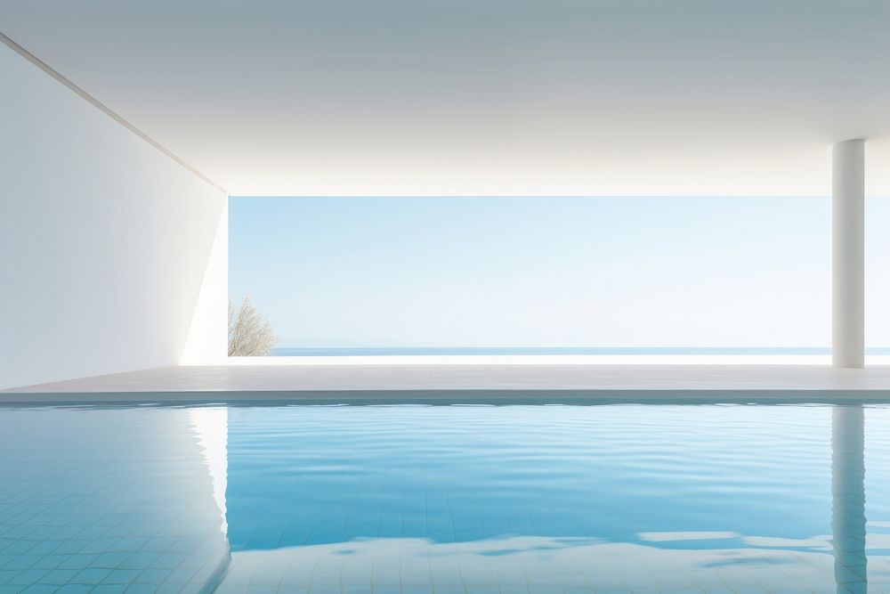Pool interior design swimming pool architecture. AI generated Image by rawpixel.