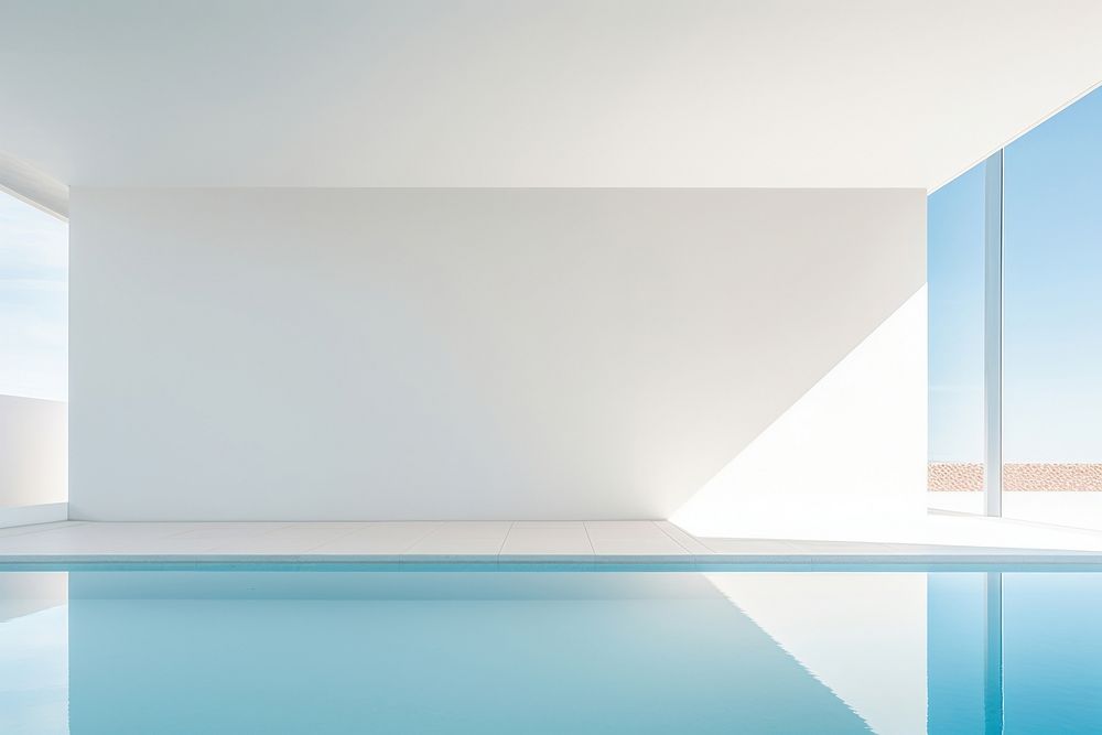 Wall pool interior design swimming pool. AI generated Image by rawpixel.