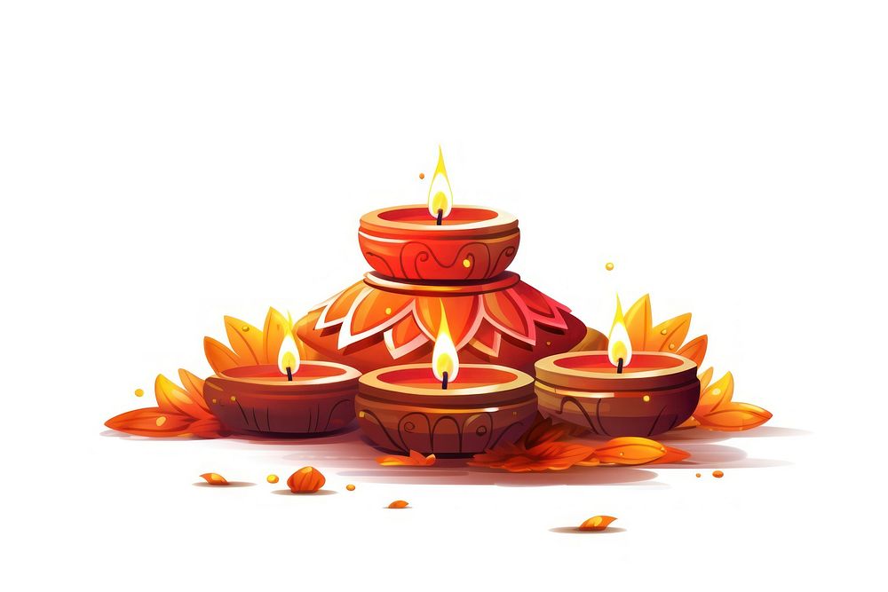 Diwali celebration tradition festival. AI generated Image by rawpixel.