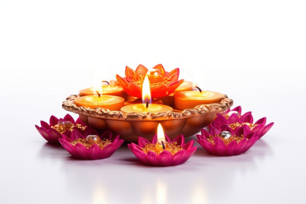 Diwali food illuminated celebration. AI generated Image by rawpixel.