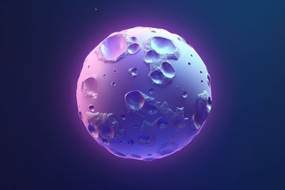Sphere science purple shape. AI generated Image by rawpixel.