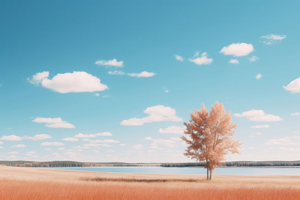 Nature sky outdoors horizon. AI generated Image by rawpixel.