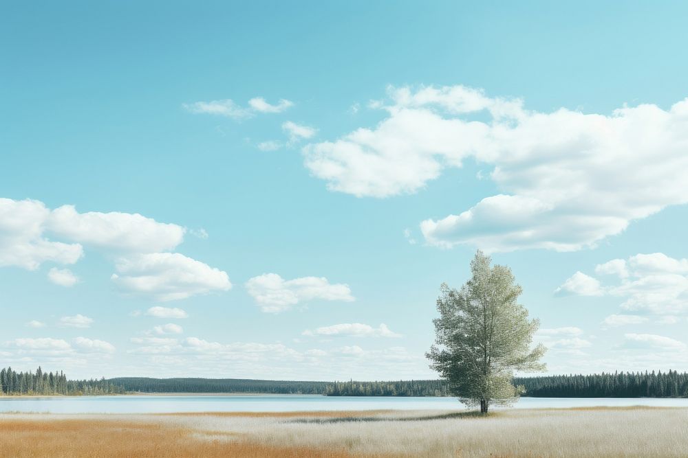 Nature sky landscape outdoors. AI generated Image by rawpixel.