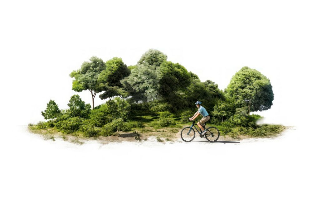 Bicycle cycling vehicle riding. AI generated Image by rawpixel.