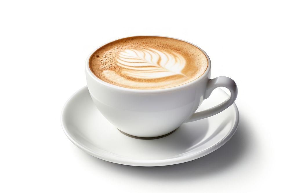 Cup coffee latte drink. AI generated Image by rawpixel.