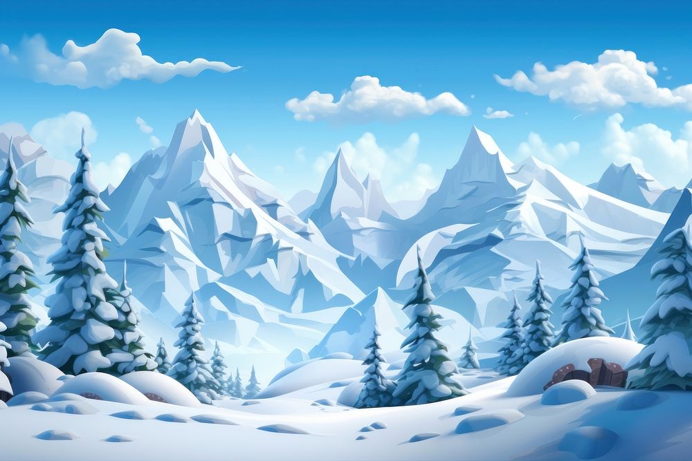 Mountain backgrounds landscape outdoors. AI generated Image by rawpixel.