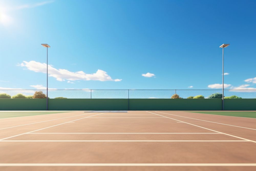 Sports outdoors tennis architecture. AI generated Image by rawpixel.