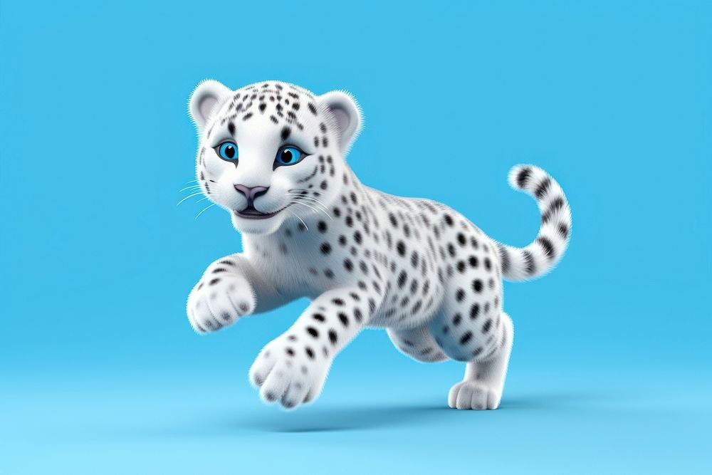 Leopard wildlife cheetah cartoon. 