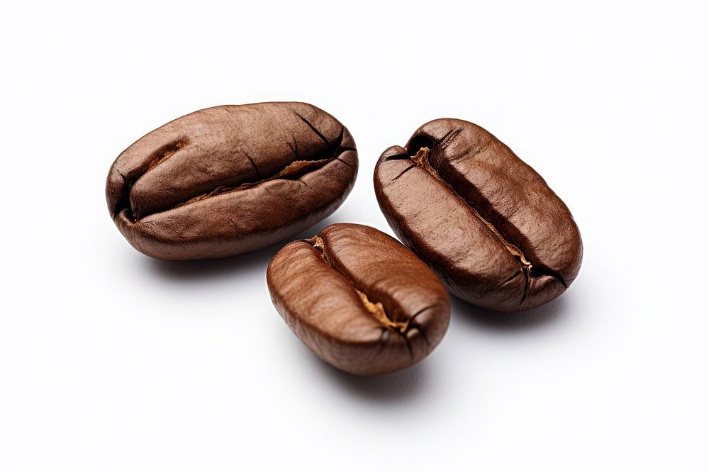 Coffee white background coffee beans freshness. AI generated Image by rawpixel.