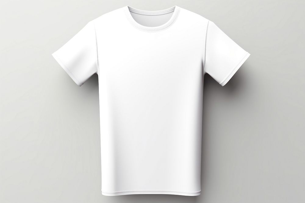 T-shirt sleeve white white background. AI generated Image by rawpixel.