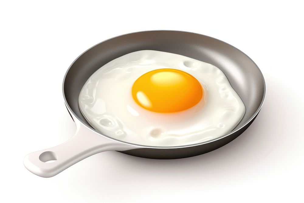Egg fried food pan. AI generated Image by rawpixel.