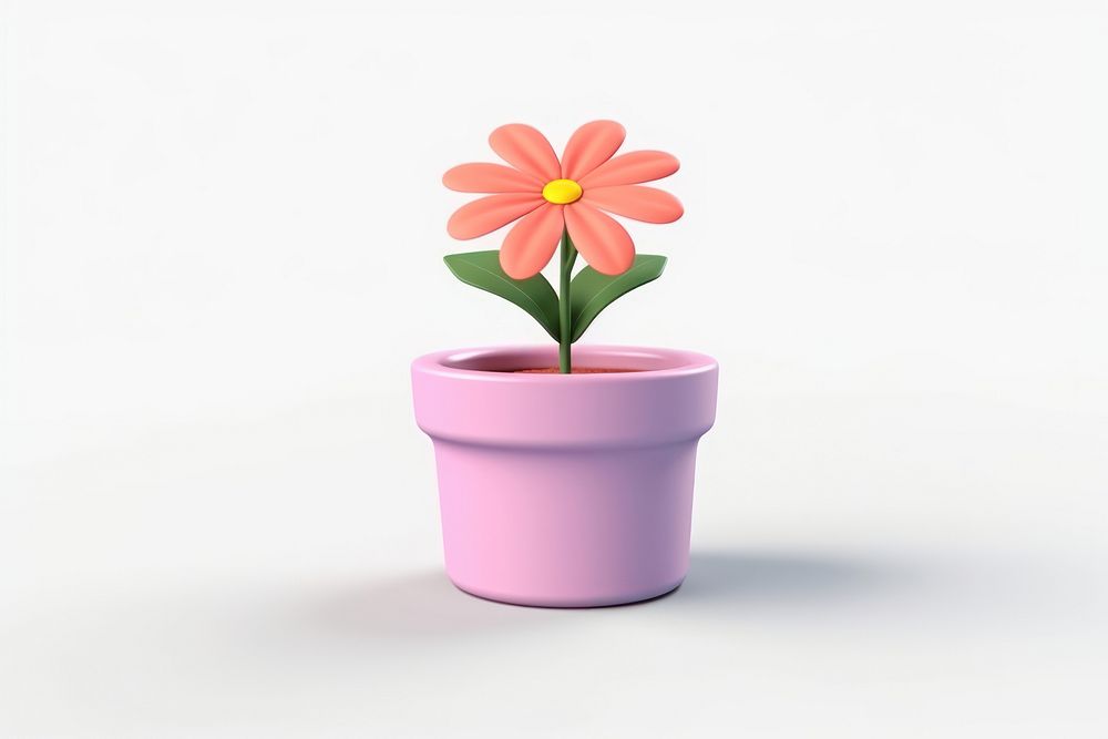 Flower plant petal vase. AI generated Image by rawpixel.