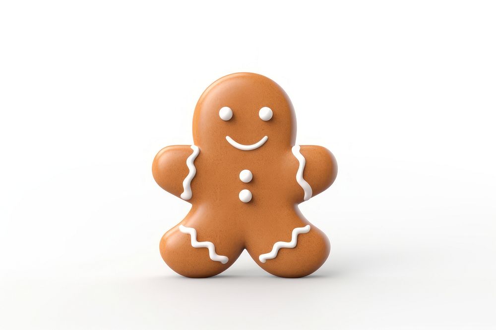 Gingerbread dessert cookie icing. AI generated Image by rawpixel.