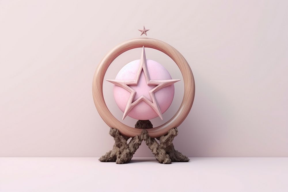 Decoration astronomy starfish circle. AI generated Image by rawpixel.