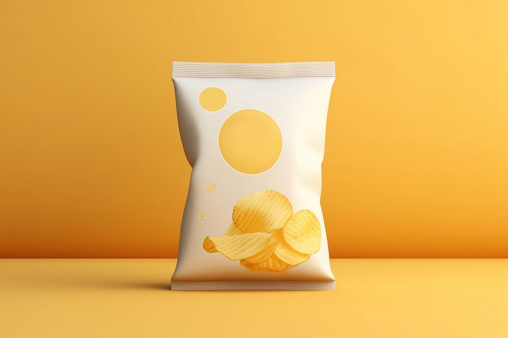 Food text potato chip freshness. AI generated Image by rawpixel.