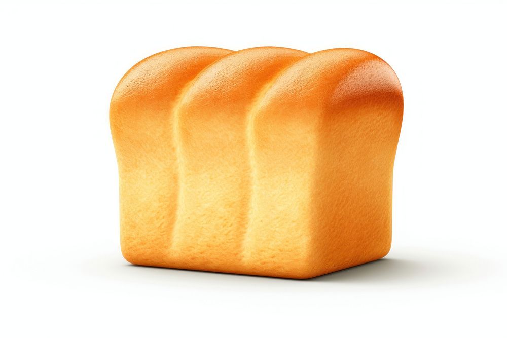 Bread food white background simplicity. AI generated Image by rawpixel.