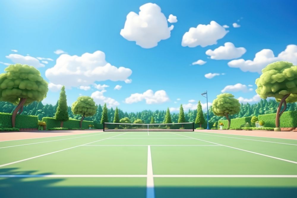 Tennis sports tennis court competition. 