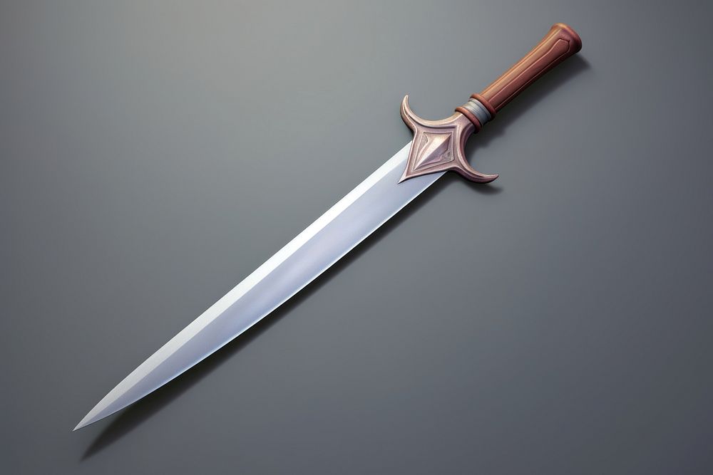 Sword dagger weapon blade. AI generated Image by rawpixel.