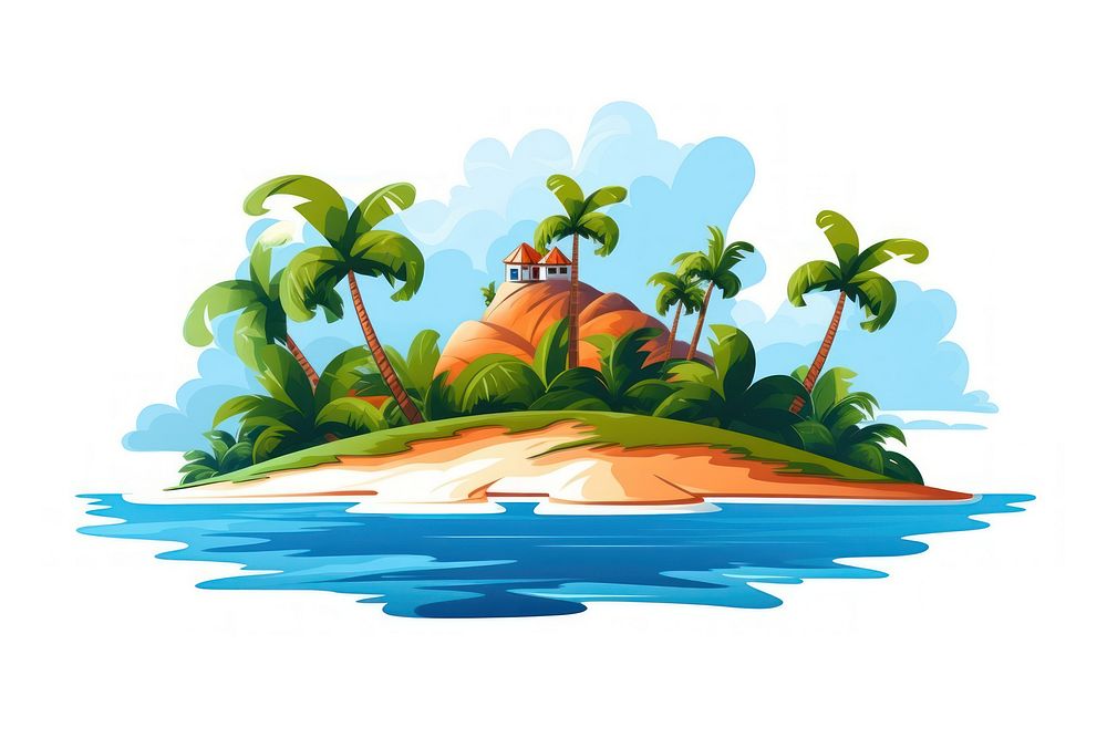 Land outdoors tropical nature. AI generated Image by rawpixel.