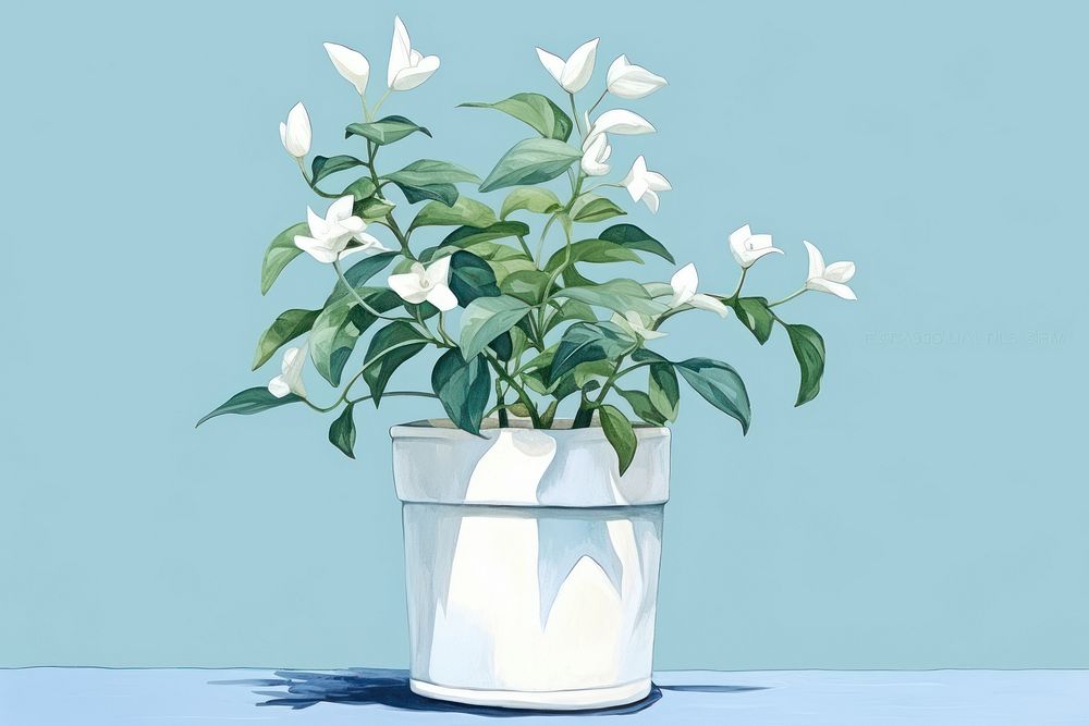 Plant flower vase houseplant. AI generated Image by rawpixel.