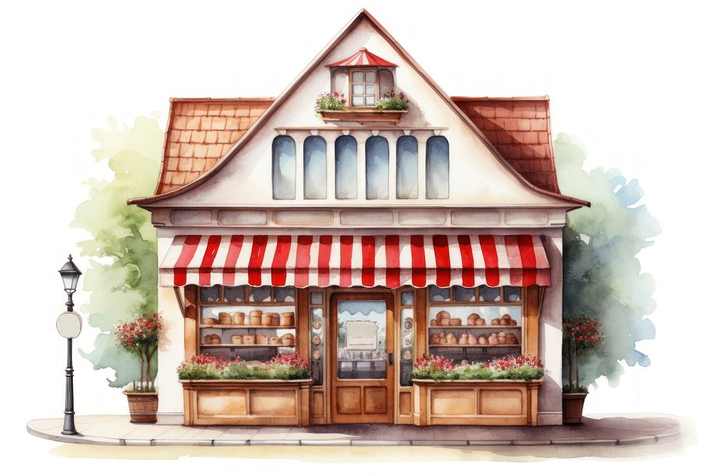 Restaurant awning architecture outdoors. AI generated Image by rawpixel.