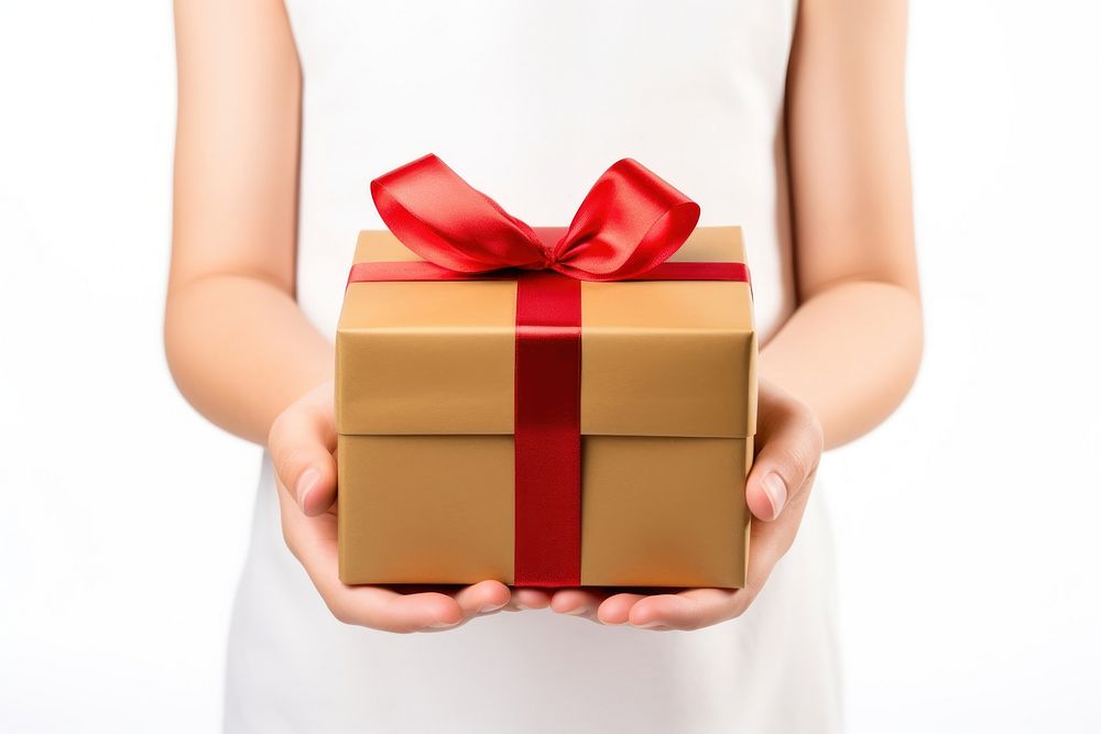 Present gift hand box. AI generated Image by rawpixel.