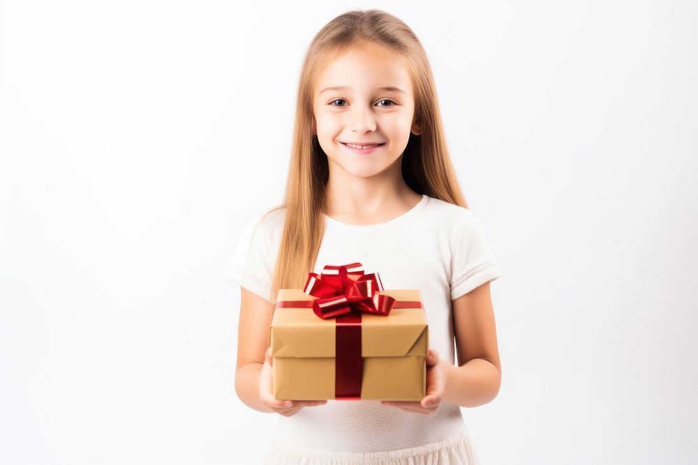 Present child girl box. AI generated Image by rawpixel.