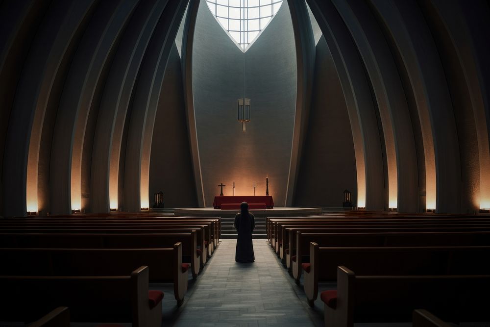 Architecture building church spirituality. AI generated Image by rawpixel.