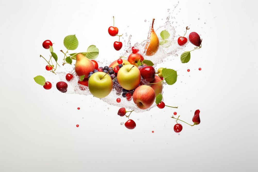 Fruit cherry apple plant. AI generated Image by rawpixel.
