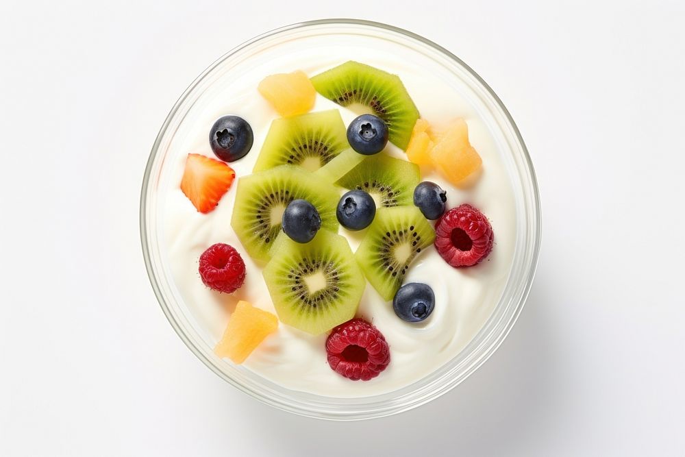 Fruit food dessert yogurt. AI generated Image by rawpixel.