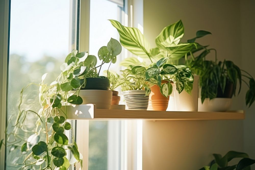 Plant windowsill houseplant terracotta. AI generated Image by rawpixel.