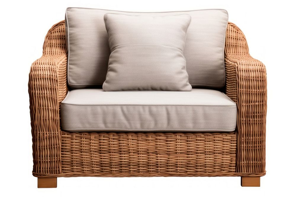 Armchair furniture cushion couch. AI generated Image by rawpixel.