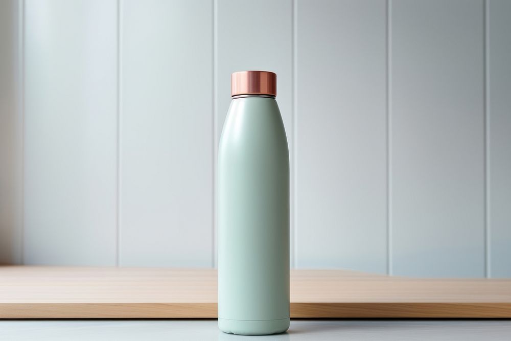 Bottle table drink refreshment. AI generated Image by rawpixel.