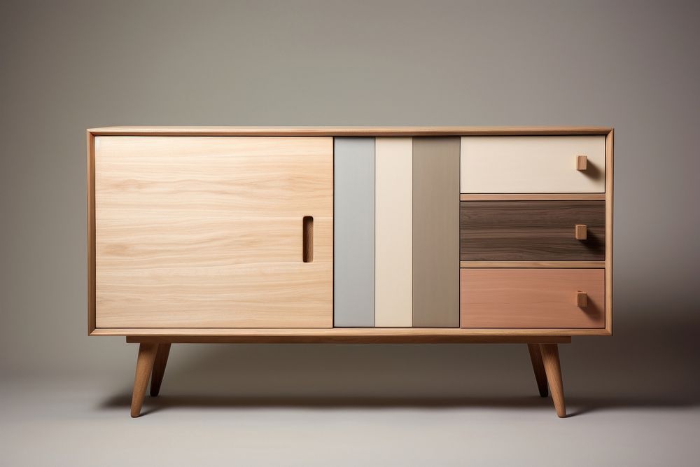 Sideboard furniture cabinet drawer. AI generated Image by rawpixel.