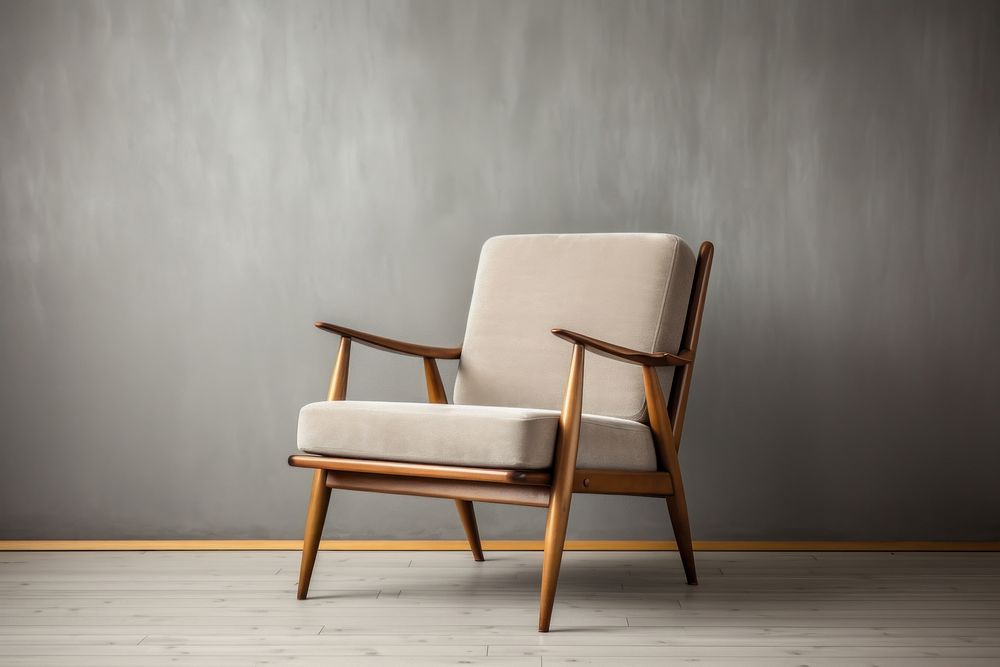 Chair furniture armchair architecture. AI generated Image by rawpixel.