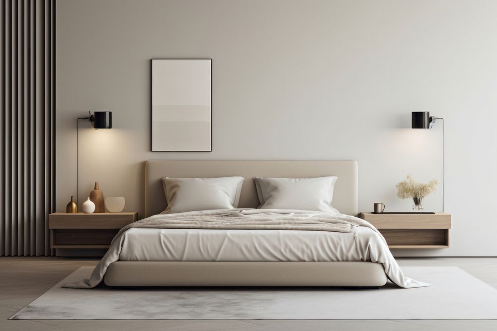 Bedroom furniture pillow lamp