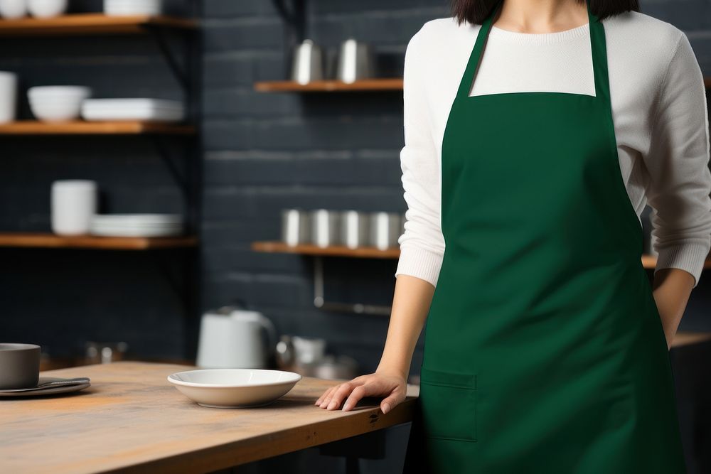 Apron female adult entrepreneur. AI generated Image by rawpixel.