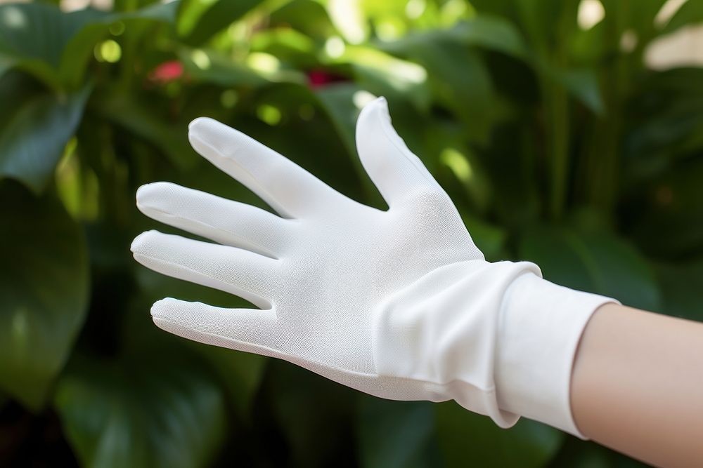 Glove plant hand protection. AI generated Image by rawpixel.